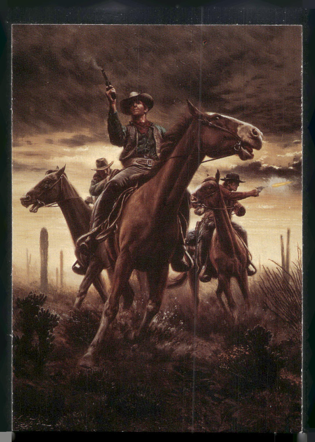 1996 Keepsake Collectibles: Mort Kunstler #52 Riders of the Whistling Skull