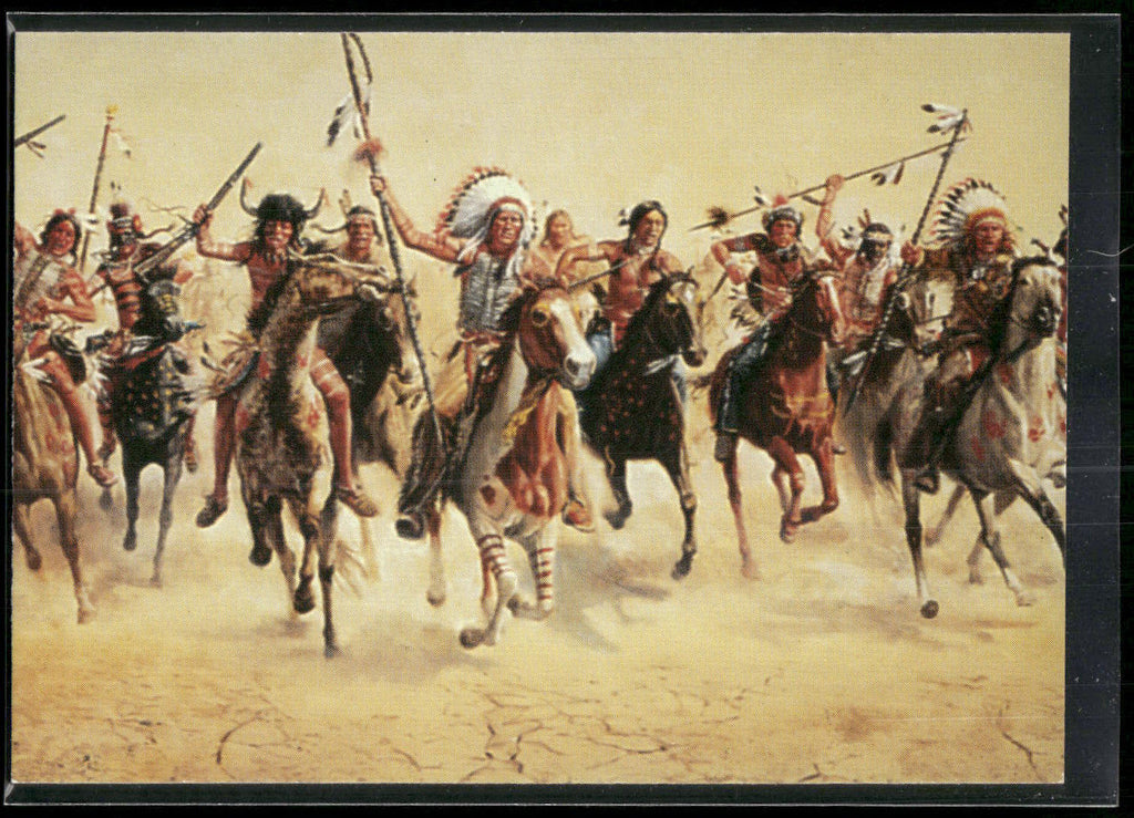 1996 Keepsake Collectibles Wild West: The Art of Mort Kunstler #55 War Cry