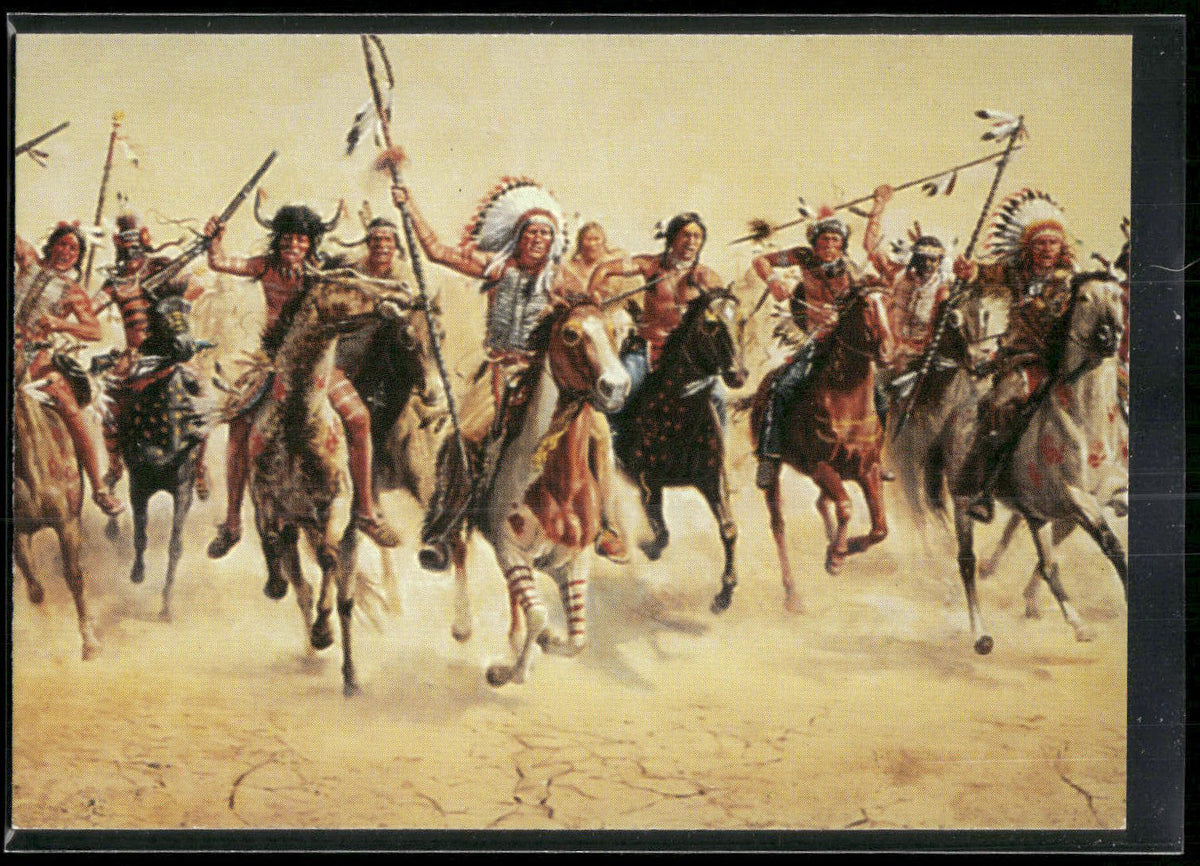 1996 Keepsake Collectibles Wild West: The Art of Mort Kunstler #55 War Cry