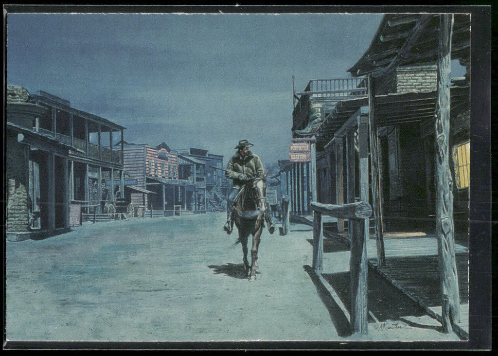 1996 Keepsake Collectibles Wild West: The Art of Mort Kunstler #51 Lonely Night