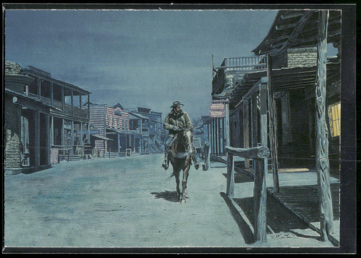1996 Keepsake Collectibles Wild West: The Art of Mort Kunstler #51 Lonely Night