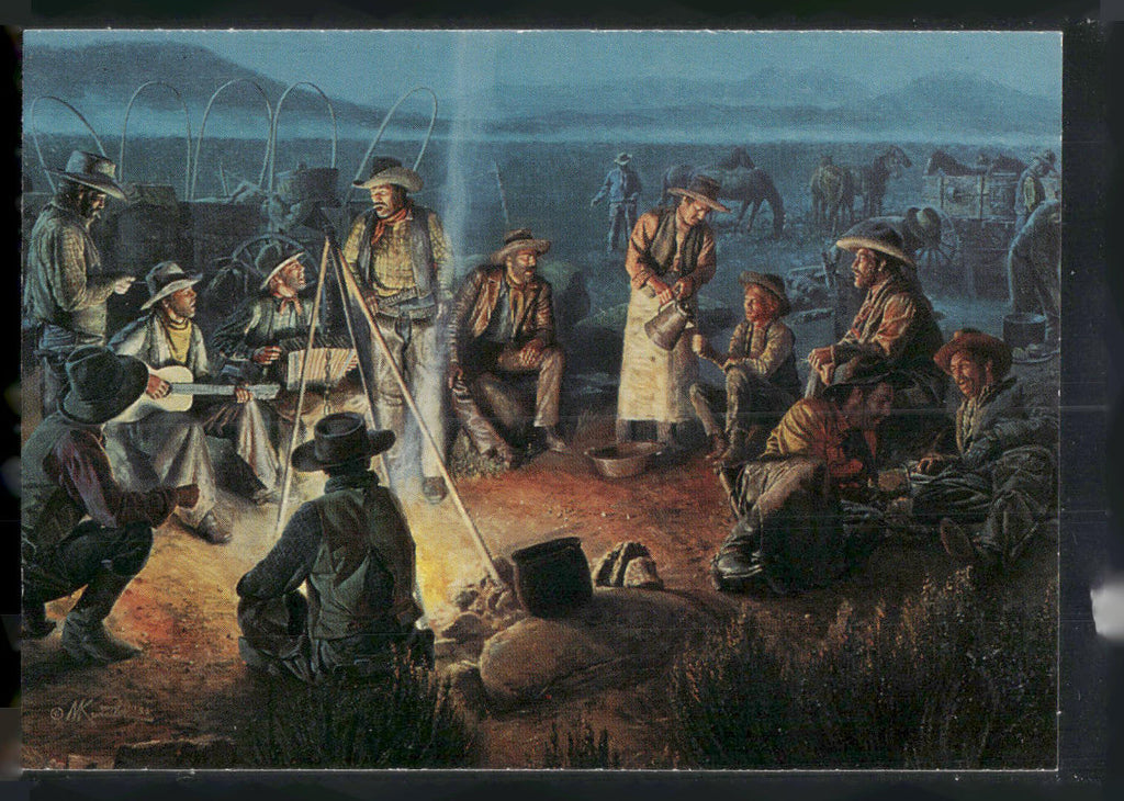 1996 Keepsake Collectibles Wild West: Mort Kunstler #36 Home, Home on the Range