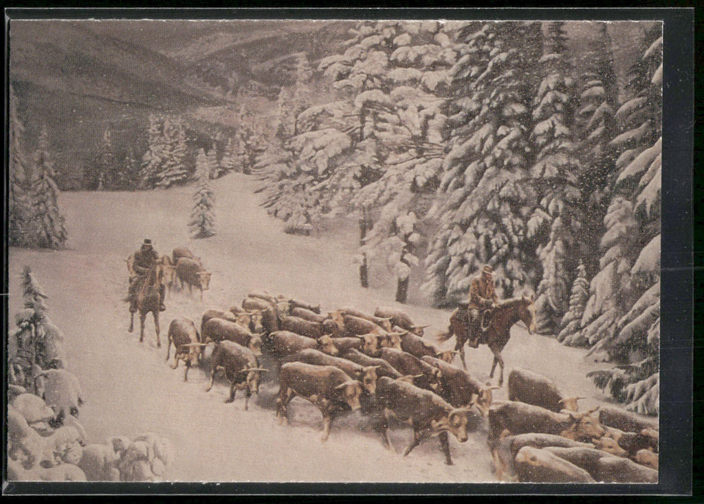 1996 Keepsake Collectibles Wild West: The Art of Mort Kunstler #41 Early Snow