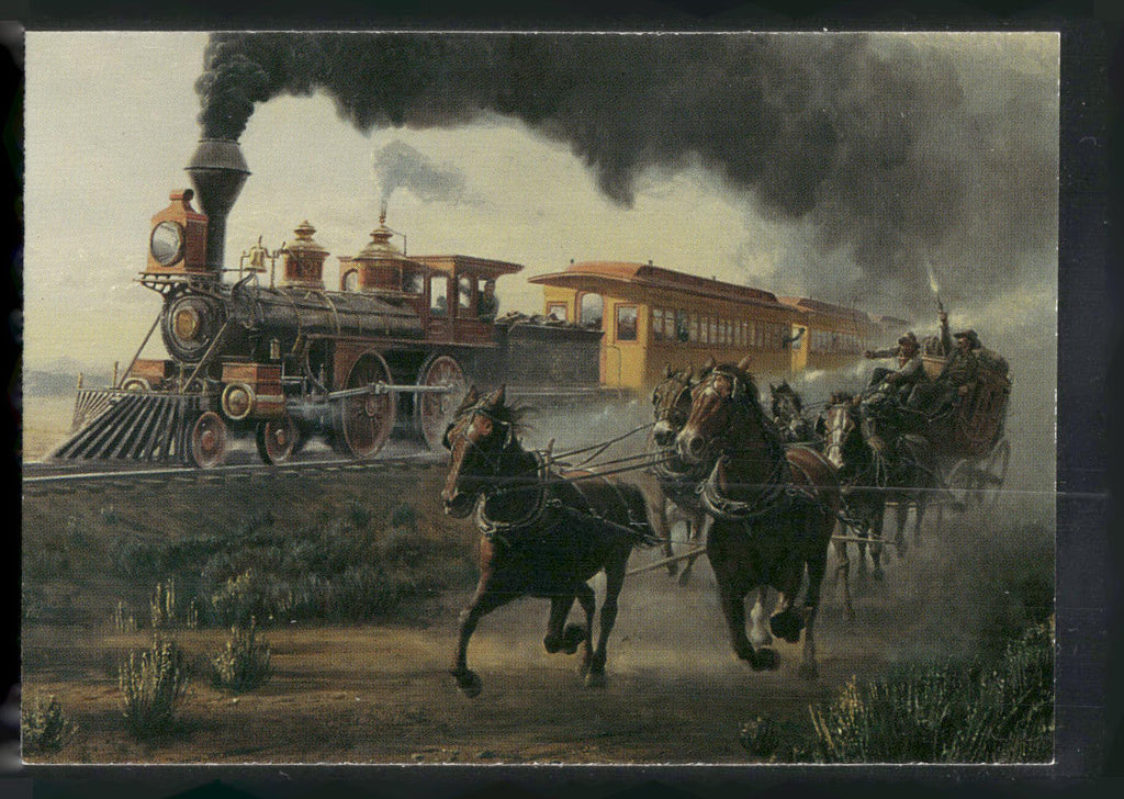 1996 Keepsake Collectibles Wild West: The Art of Mort Kunstler #32 The Race