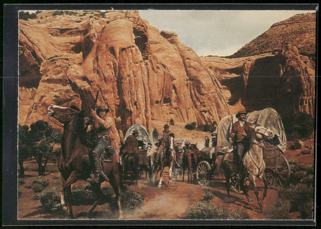 1996 Keepsake Collectibles Wild West: Mort Kunstler #22 When Dust Means Trouble