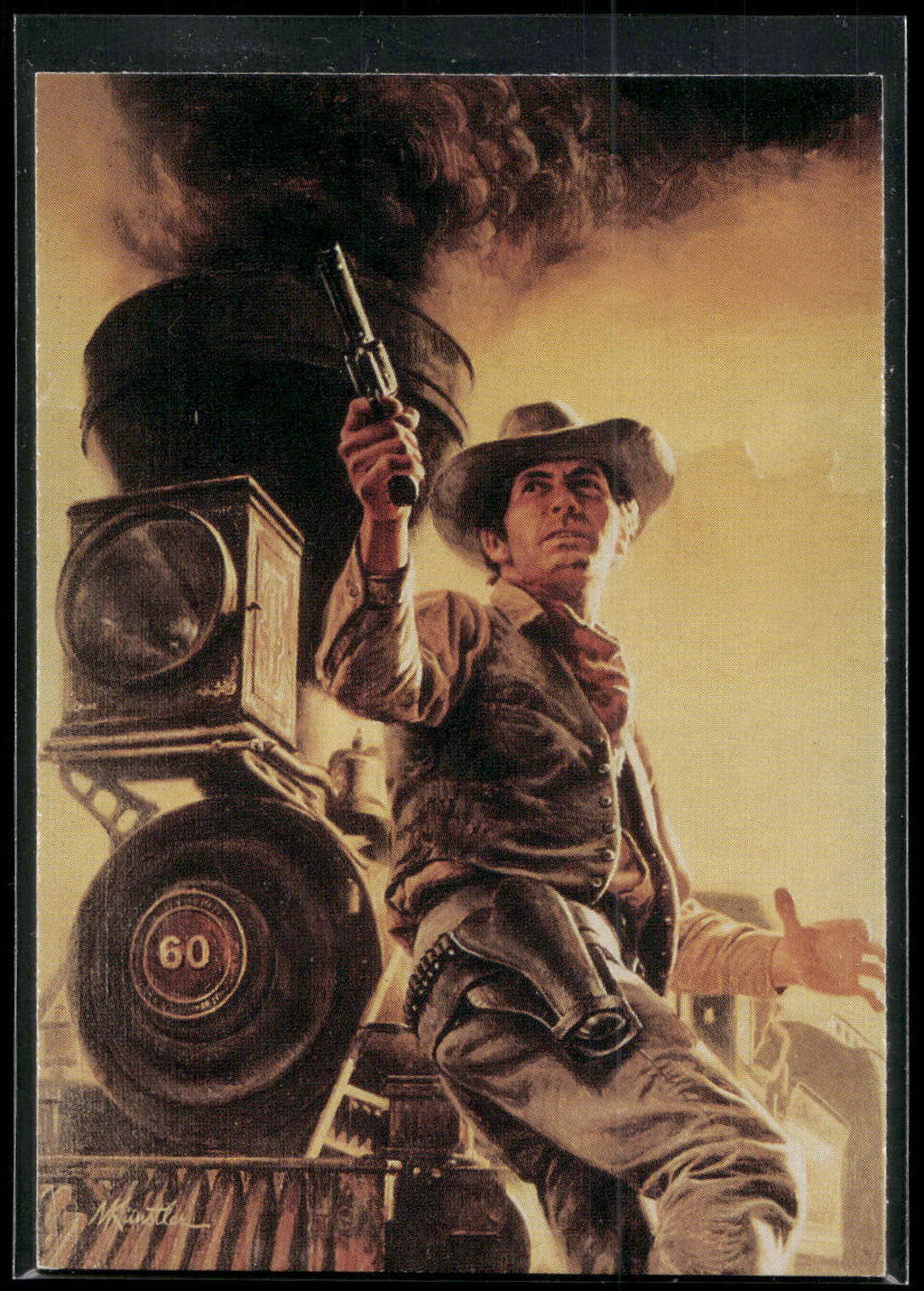 1996 Keepsake Collectibles Wild West: The Art of Mort Kunstler #31 Outlaw Brand