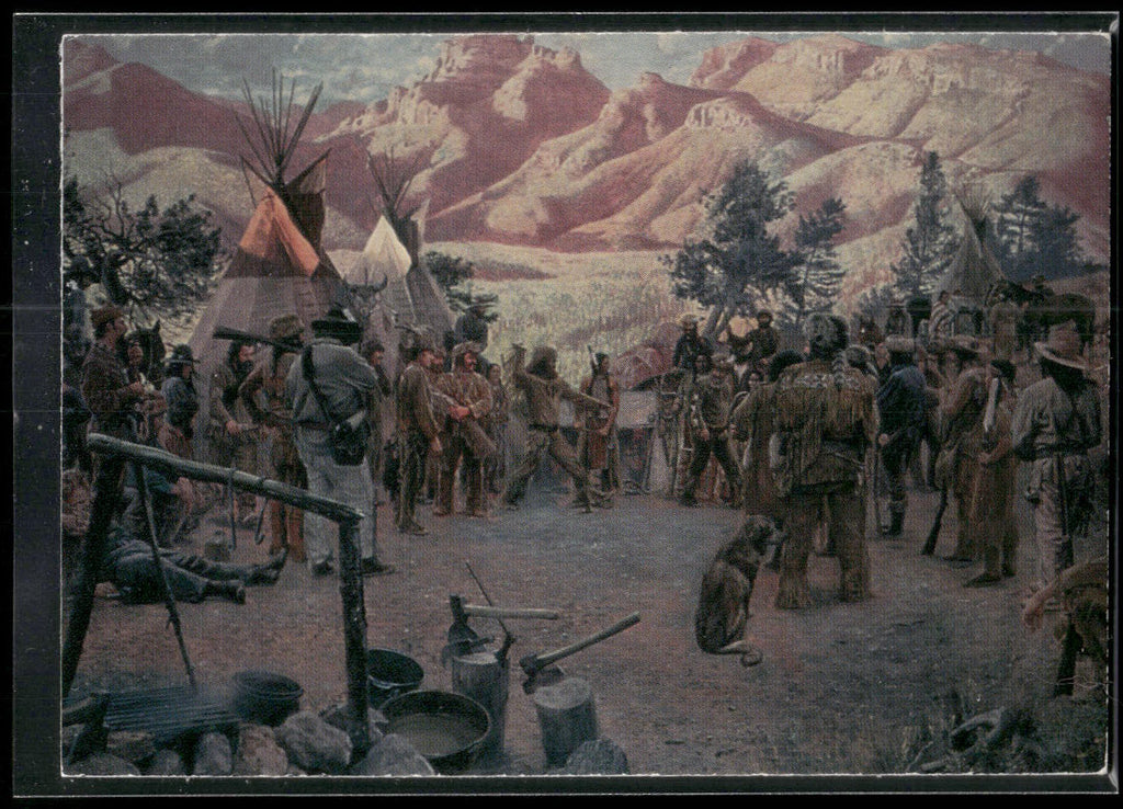 1996 Keepsake Collectibles Wild West: Mort Kunstler #9 Tomahawk Throwing Contest