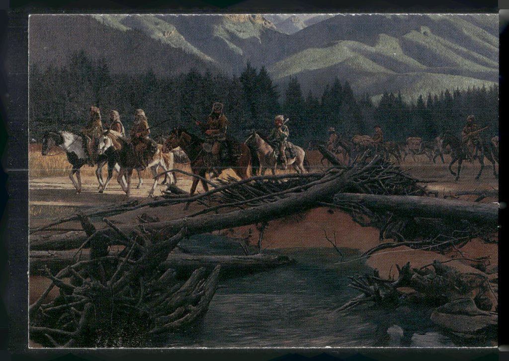 1996 Keepsake Collectibles Wild West: The Art of Mort Kunstler #8 Moving On