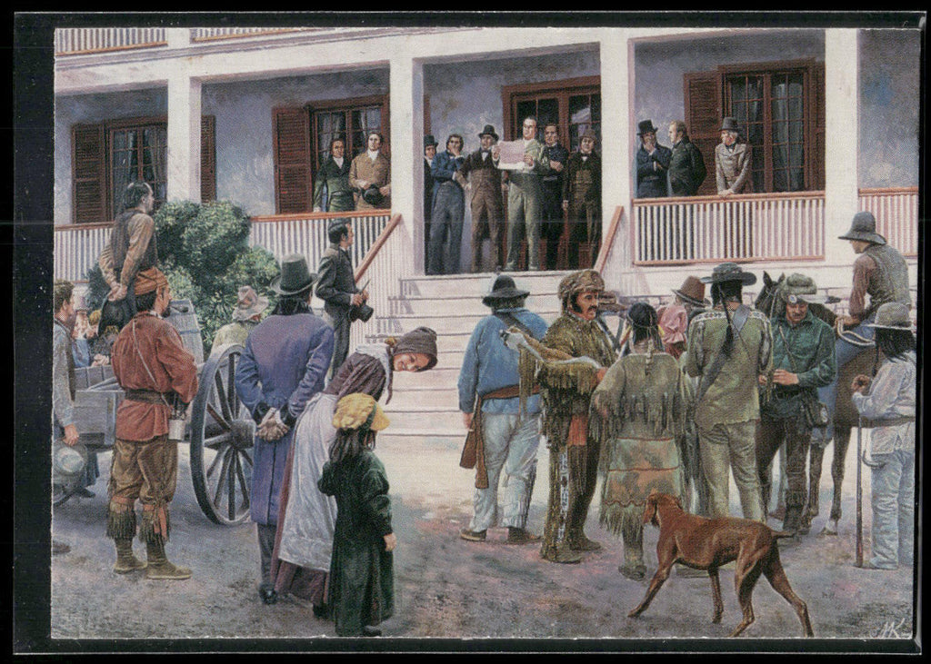 1996 Collectibles Wild West: Mort Kunstler #6 The First Bank Charter of Missouri