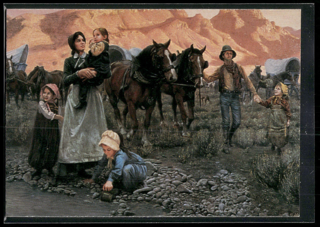 1996 Keepsake Collectibles Wild West: Mort Kunstler #11 The Singer Family