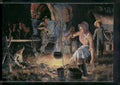 1996 Keepsake Collectibles Wild West: Mort Kunstler #12 Prairie Kitchen