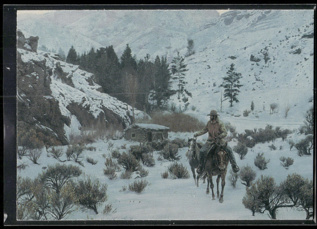 1996 Keepsake Collectibles Wild West: Mort Kunstler #70 Wild Asp Cabin