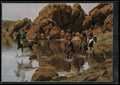 1996 Collectibles Wild West: Mort Kunstler #67 Apache Raiding Party, 1885