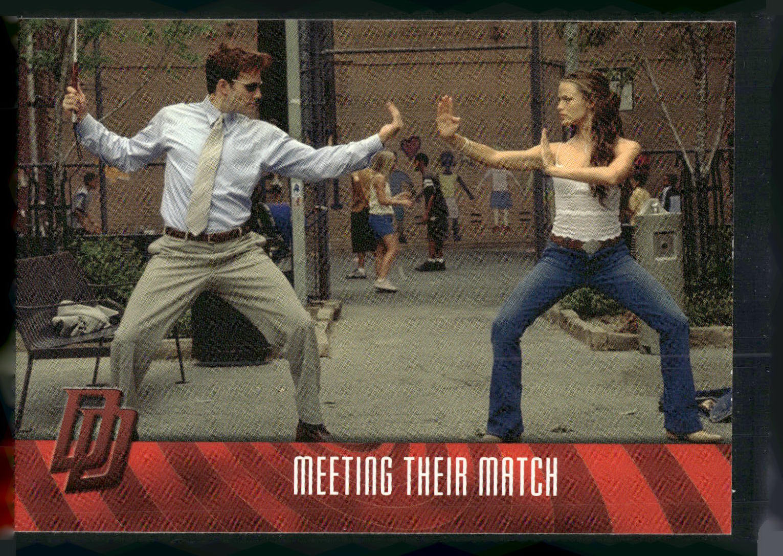 2003 Topps Daredevil #29 Meeting Their Match