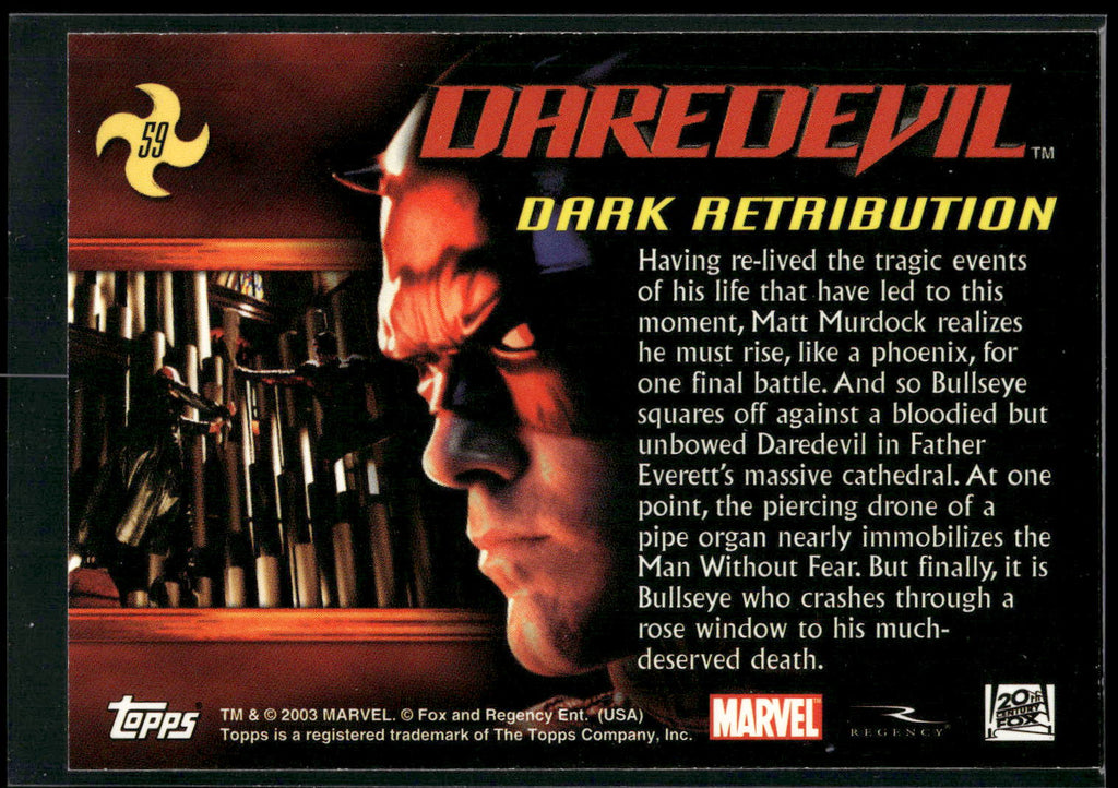 2003 Topps Daredevil #59 Dark Retribution