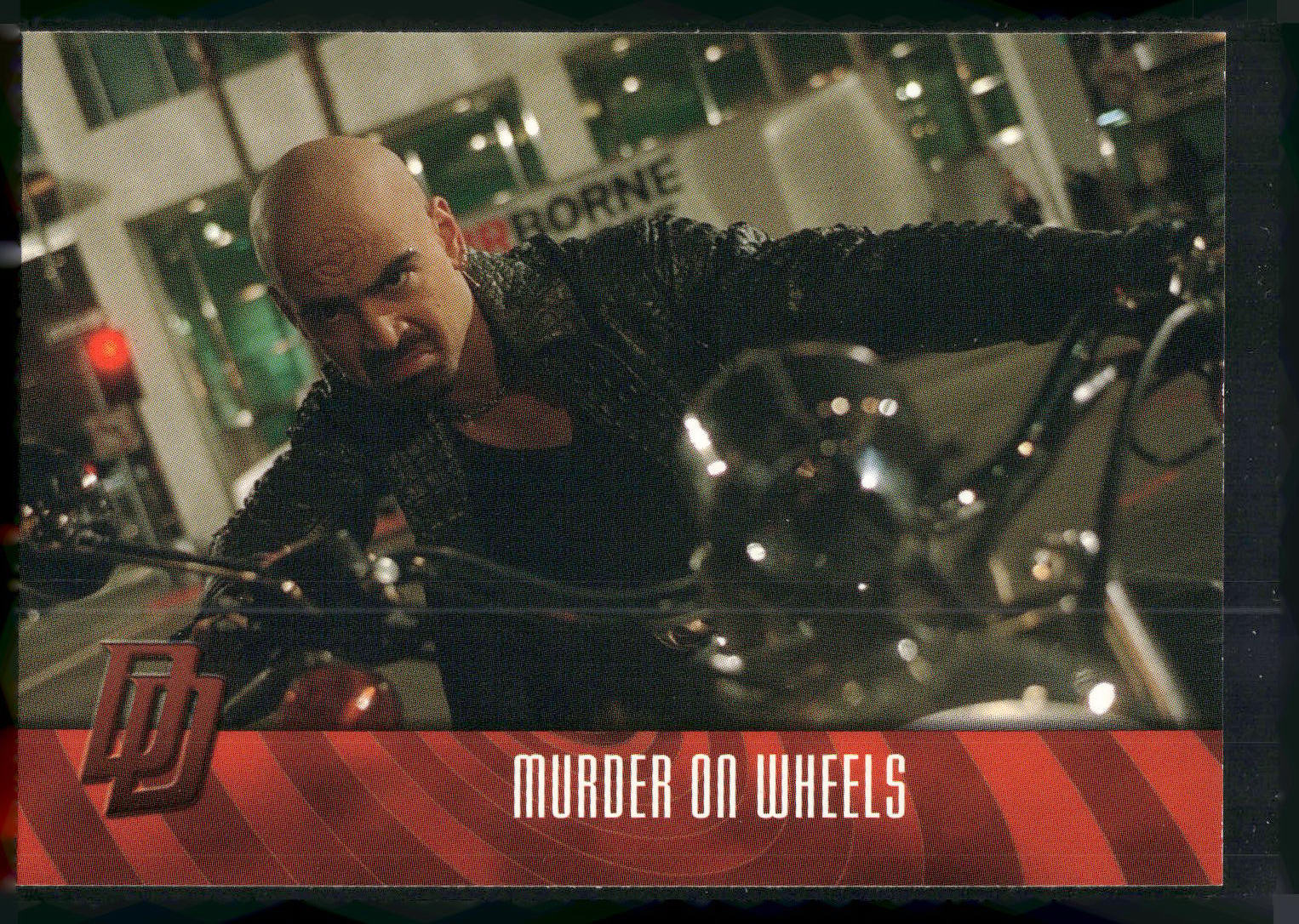 2003 Topps Daredevil #38 Murder on Wheels