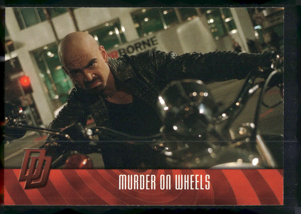 2003 Topps Daredevil #38 Murder on Wheels