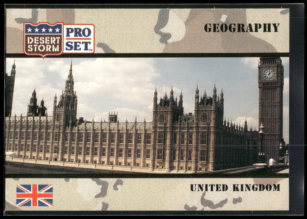 1991 Pro Set Desert Storm #62 United Kingdom