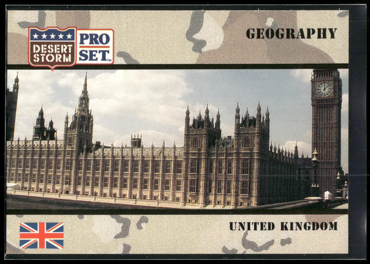 1991 Pro Set Desert Storm #62 United Kingdom