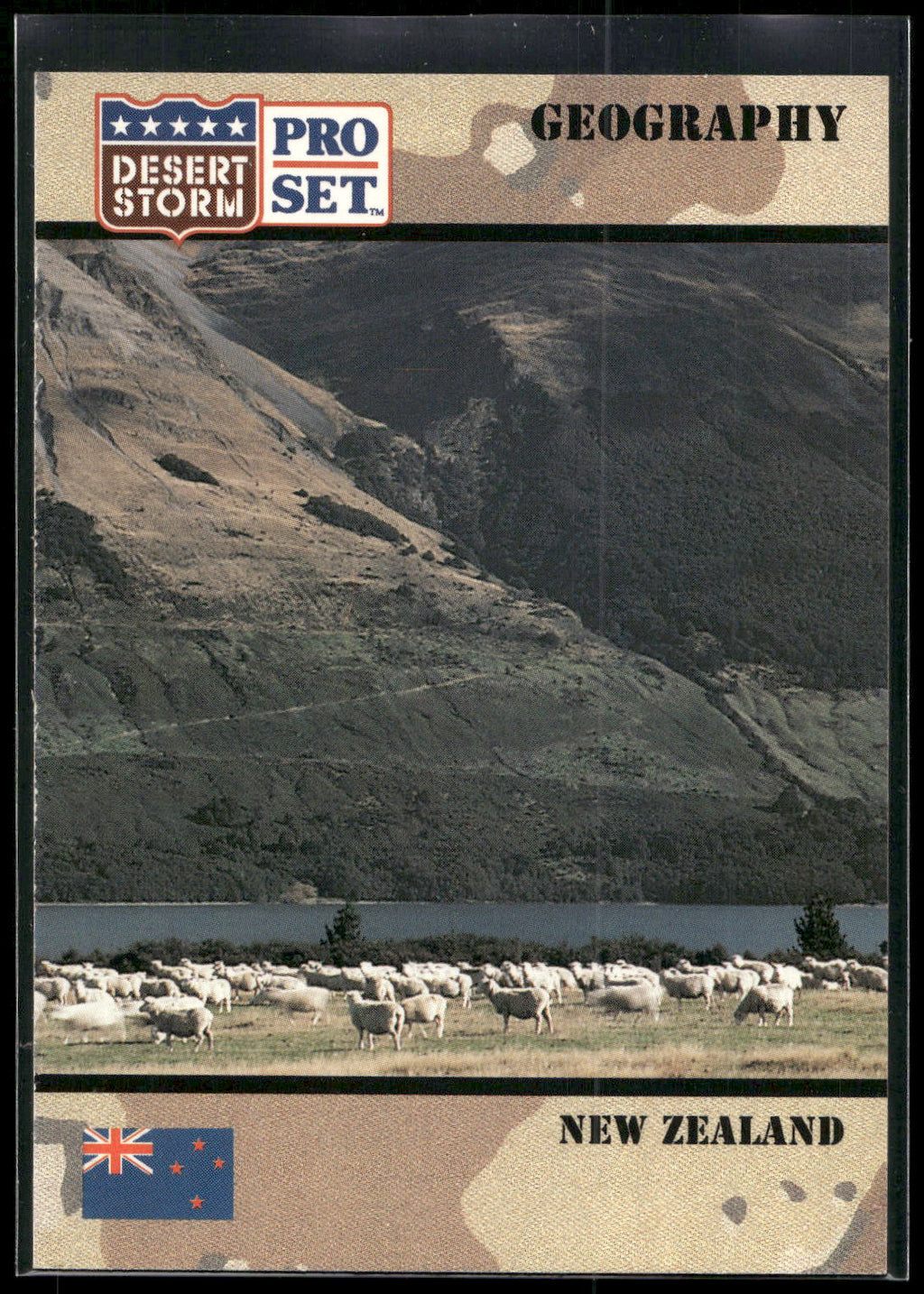 1991 Pro Set Desert Storm #39 New Zealand