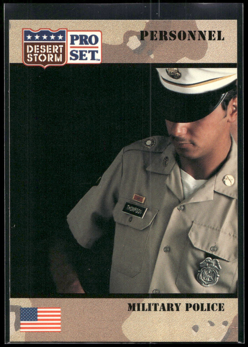 1991 Pro Set Desert Storm #114 Military Police