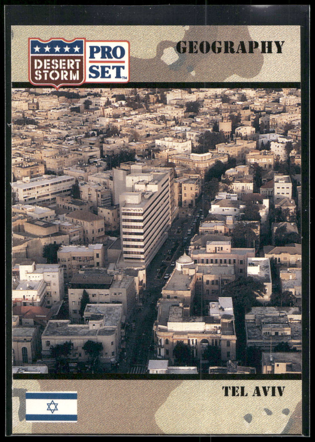1991 Pro Set Desert Storm #59 Tel Aviv