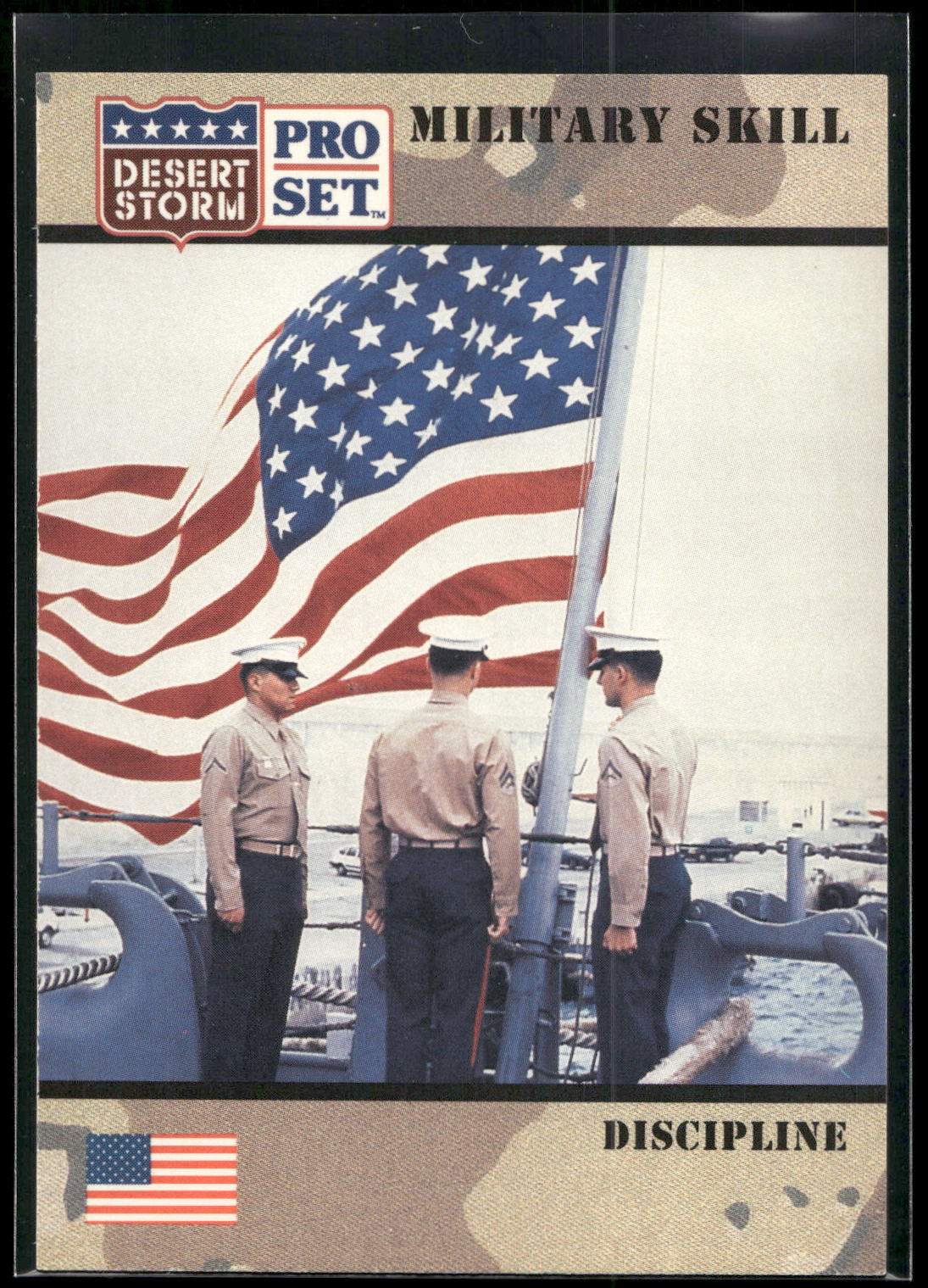 1991 Pro Set Desert Storm #155 Discipline