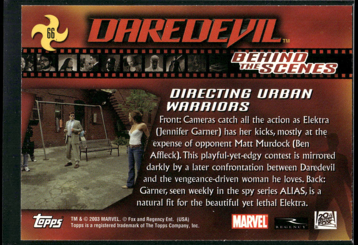 2003 Topps Daredevil #66 Directing Urban Warriors