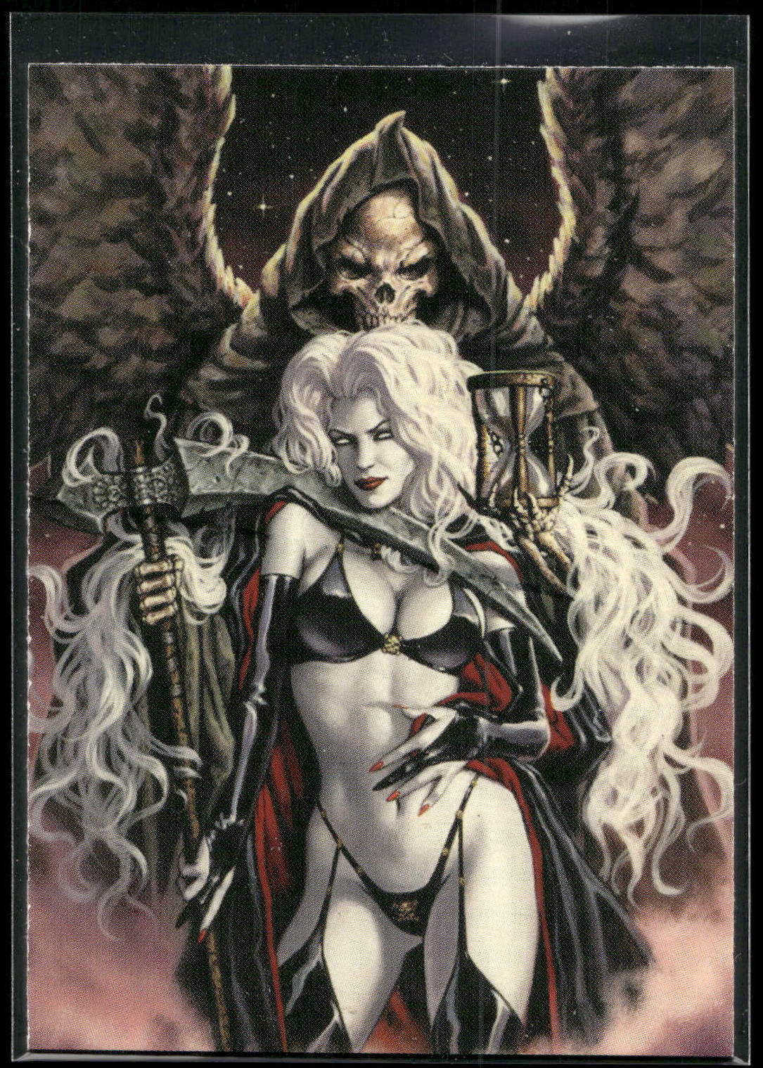 2001 Lady Death and the Women of Chaos Love Bites #29 Dark Millenium #1