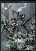 2001 Lady Death and the Women of Chaos Love Bites #18 Alone Against the Undead