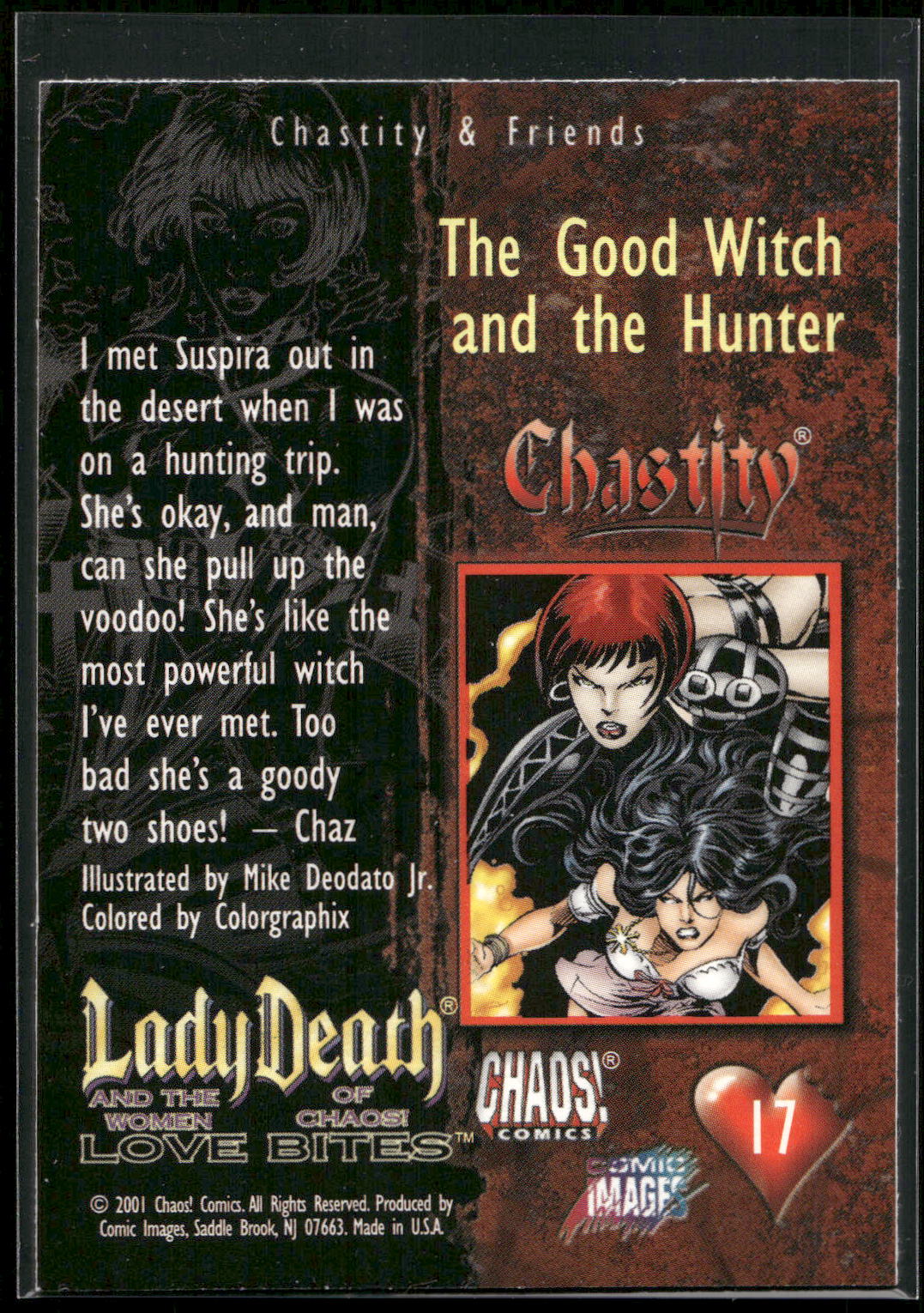 2001 Lady Death Chaos Love Bites #17 The Good Witch and the Hunter