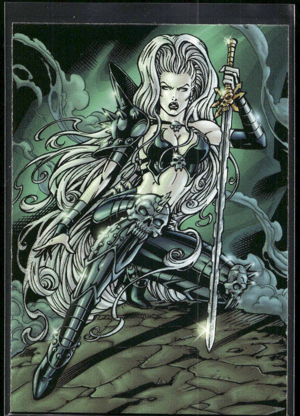2001 Comic Images Lady Death and the Women of Chaos Love Bites #8 Worship Her