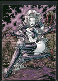 2001 Comic Images Lady Death and the Women of Chaos Love Bites #4 Kneel