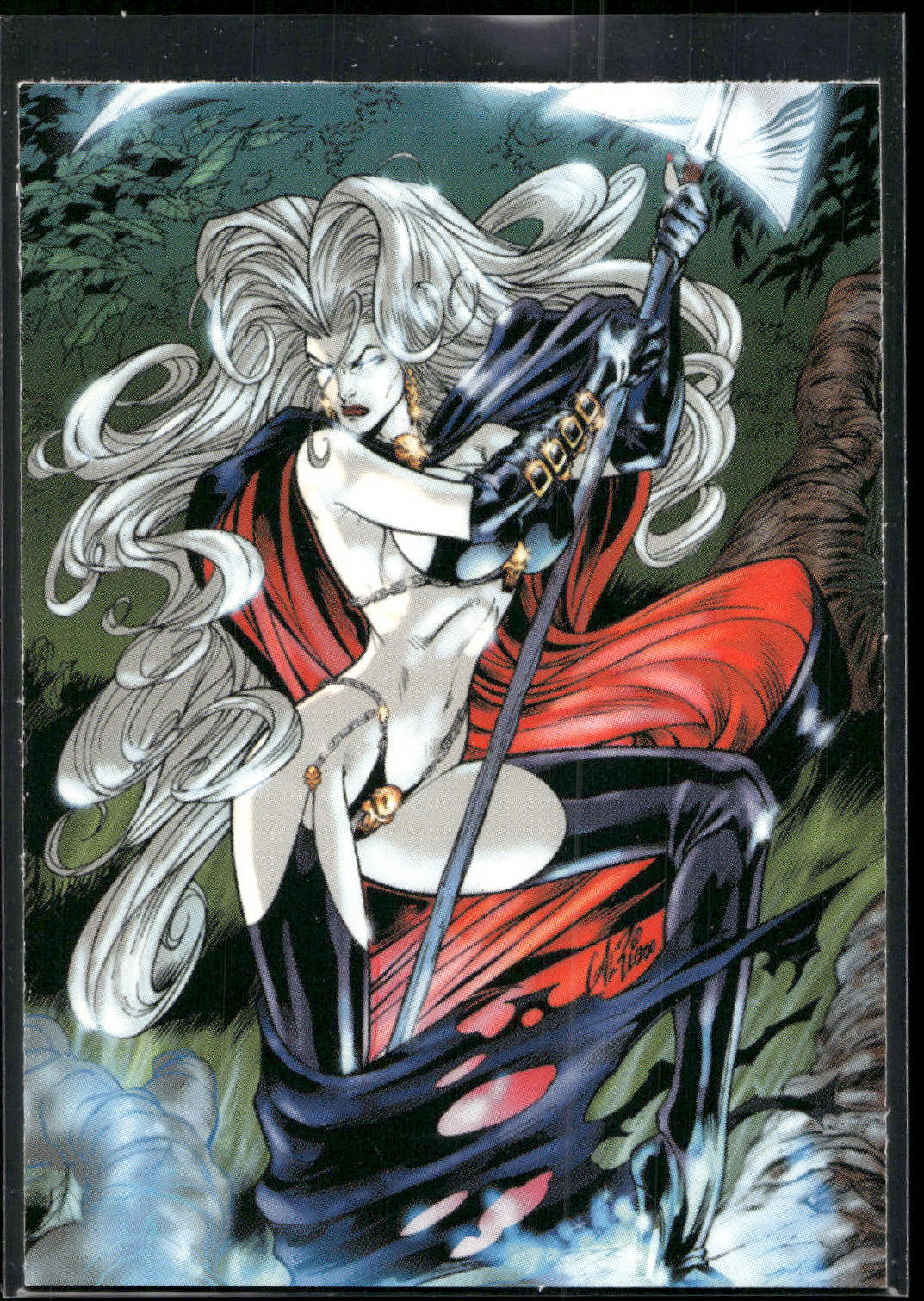2001 Comic Images Lady Death and the Women of Chaos Love Bites #59 Al Rio
