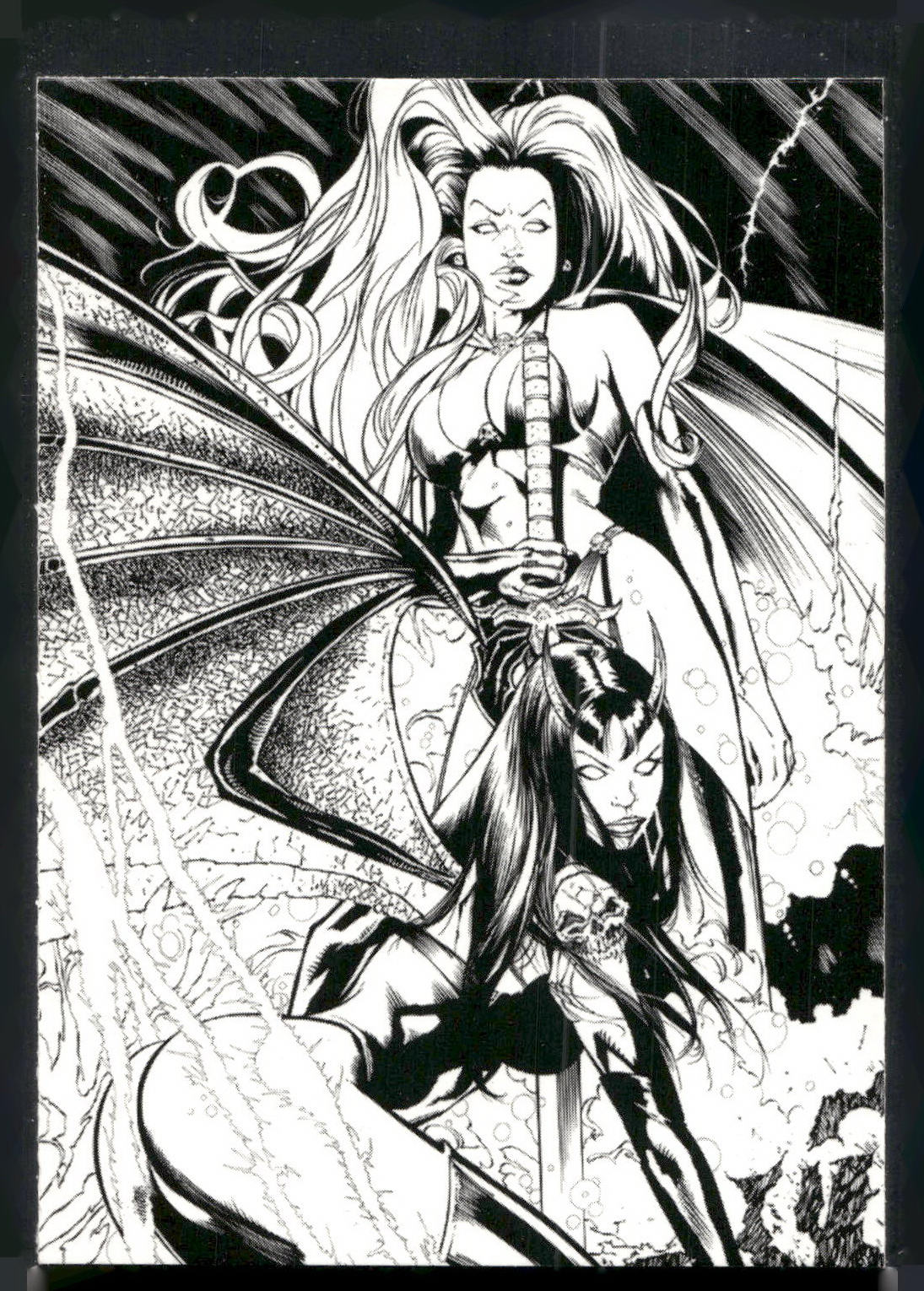 2001 Lady Death and the Women of Chaos Love Bites #58 Louis Small Jr.