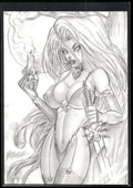 2001 Comic Images Lady Death and the Women of Chaos Love Bites #56 David Brewer