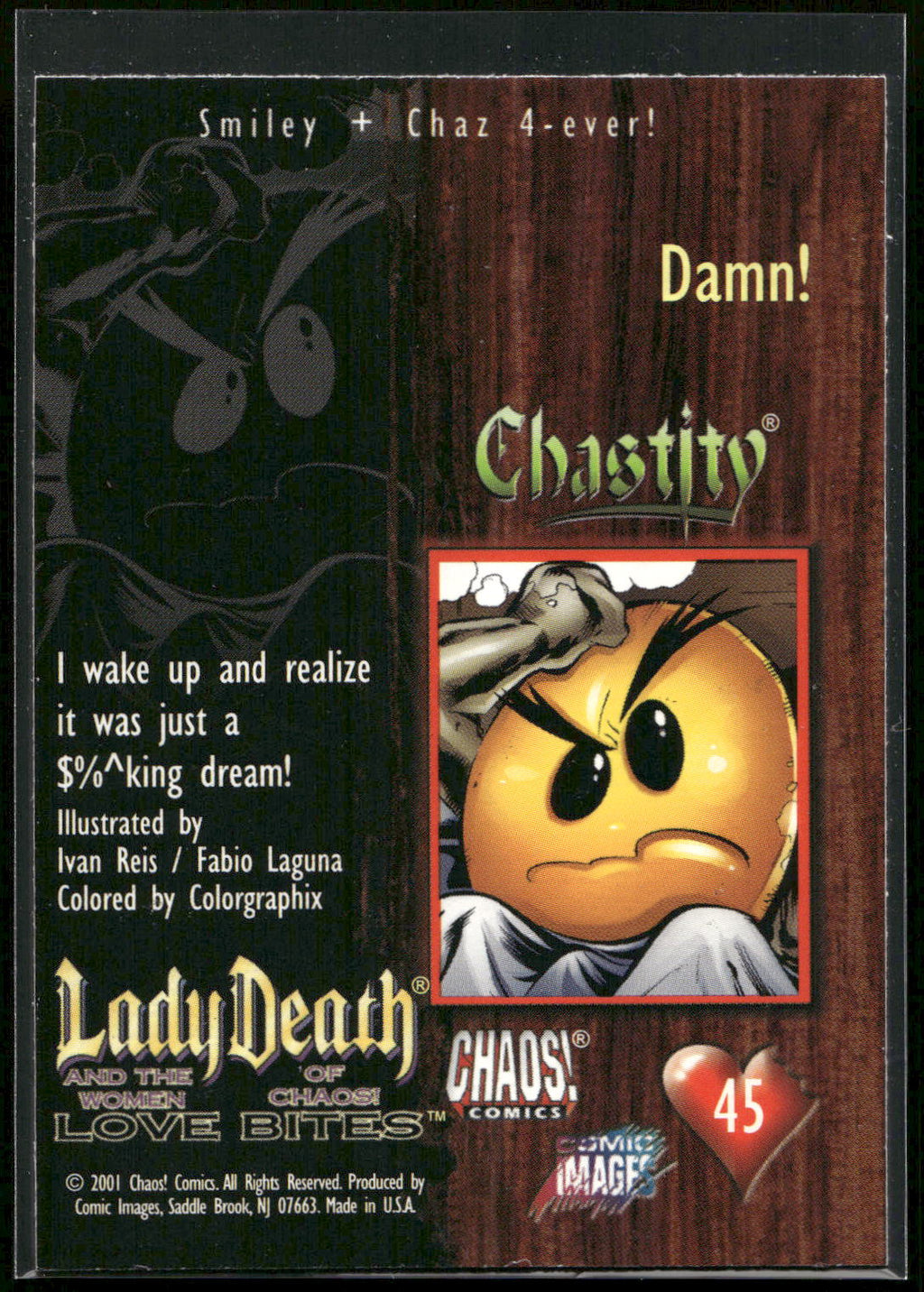 2001 Comic Images Lady Death and the Women of Chaos Love Bites #45 Damn!
