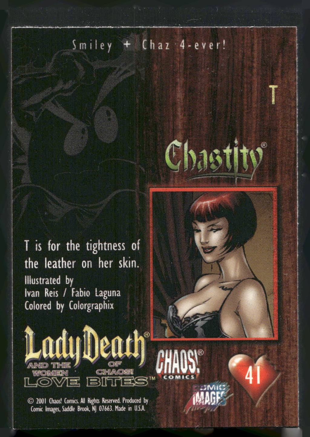 2001 Comic Images Lady Death and the Women of Chaos Love Bites #41 T