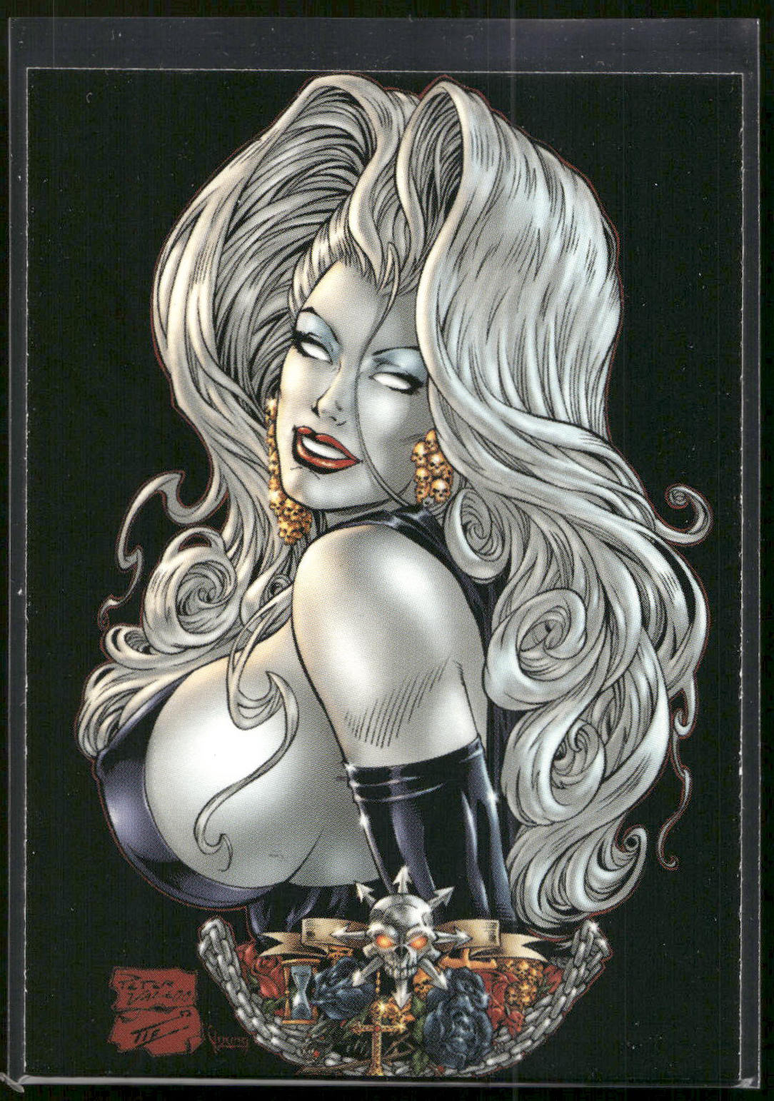 2001 Lady Death Women of Chaos Love Bites #33 Untold Tales of Lady Death #1