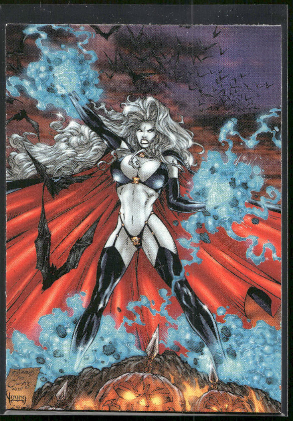 2001 Lady Death Women of Chaos Love Bites #32 Untold Tales of Lady Death #1