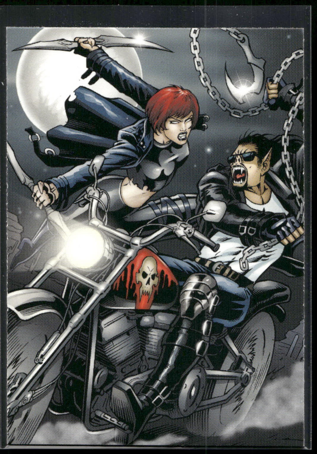 2001 Lady Death and the Women of Chaos Love Bites #66 Hell's True Angel