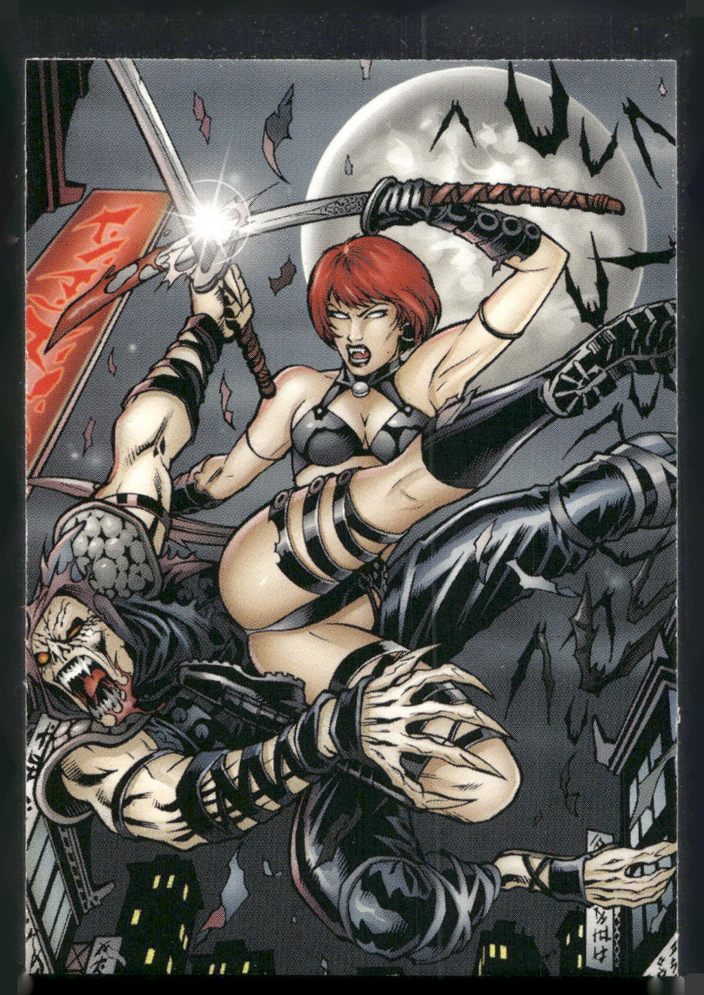 2001 Comic Images Lady Death and the Women of Chaos Love Bites #65 Ninja