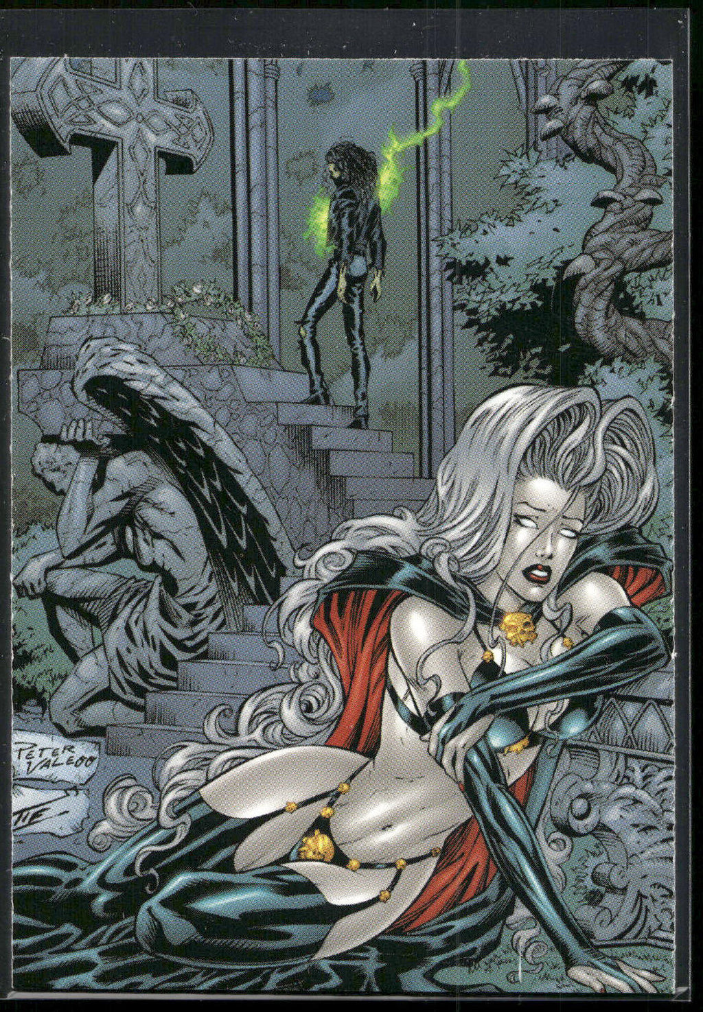 2001 Comic Images Lady Death and the Women of Chaos Love Bites #62 Peter Vale