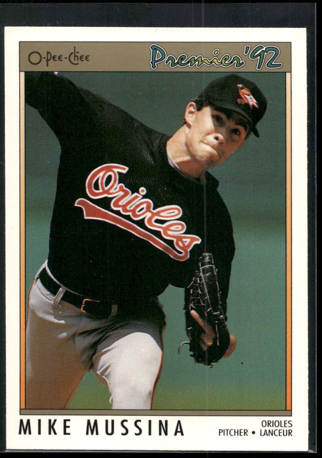 1992 O-Pee-Chee Premier #87 Mike Mussina