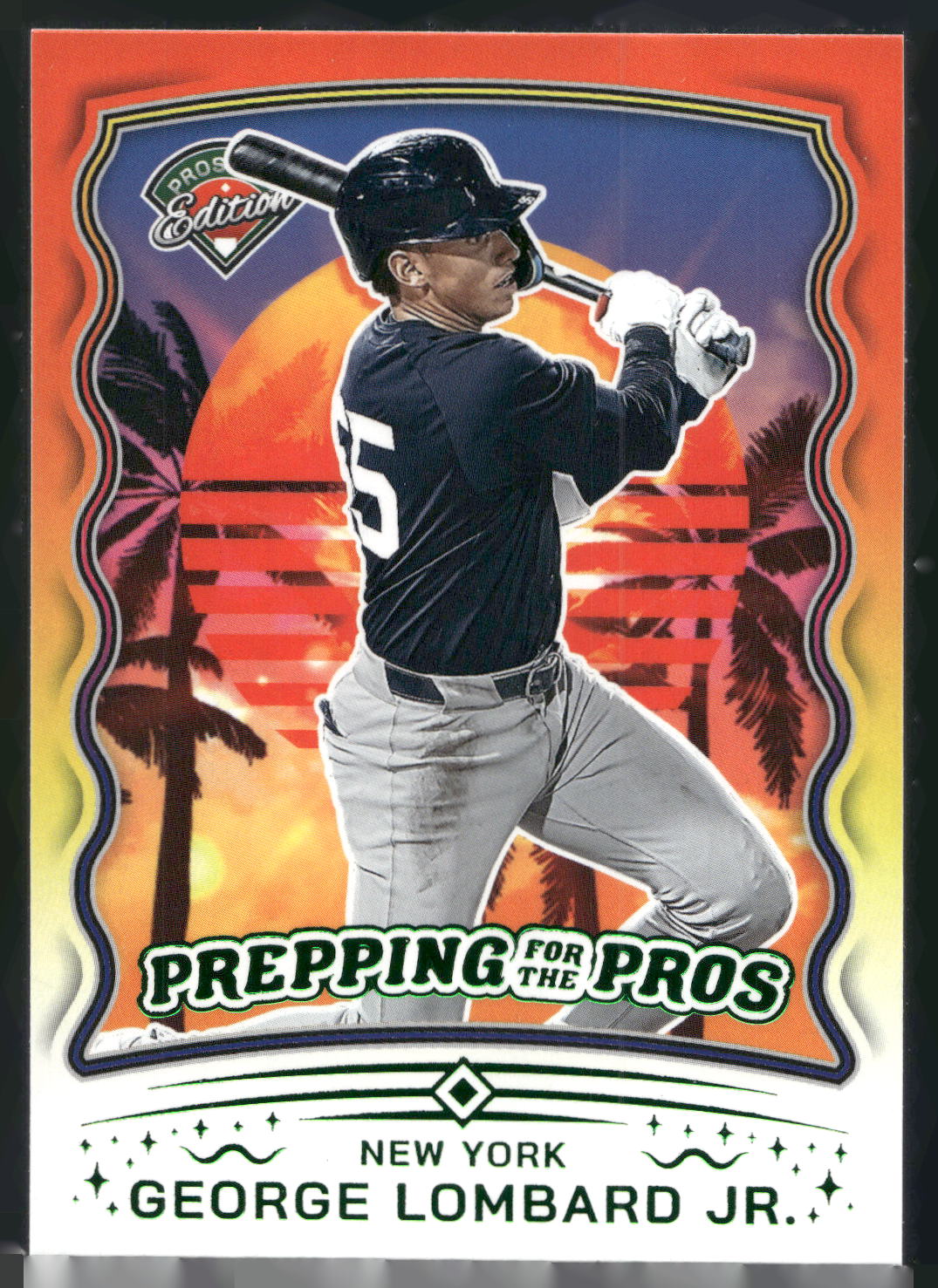 2025 Panini Prospect Edition #14 George Lombard Jr. Prepping for the Pros