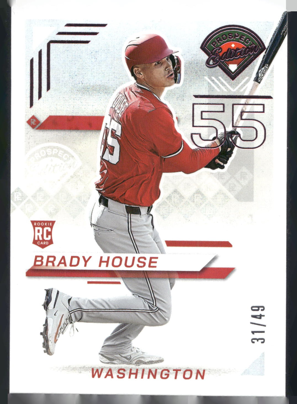 2025 Panini Prospect Edition #124 Brady House