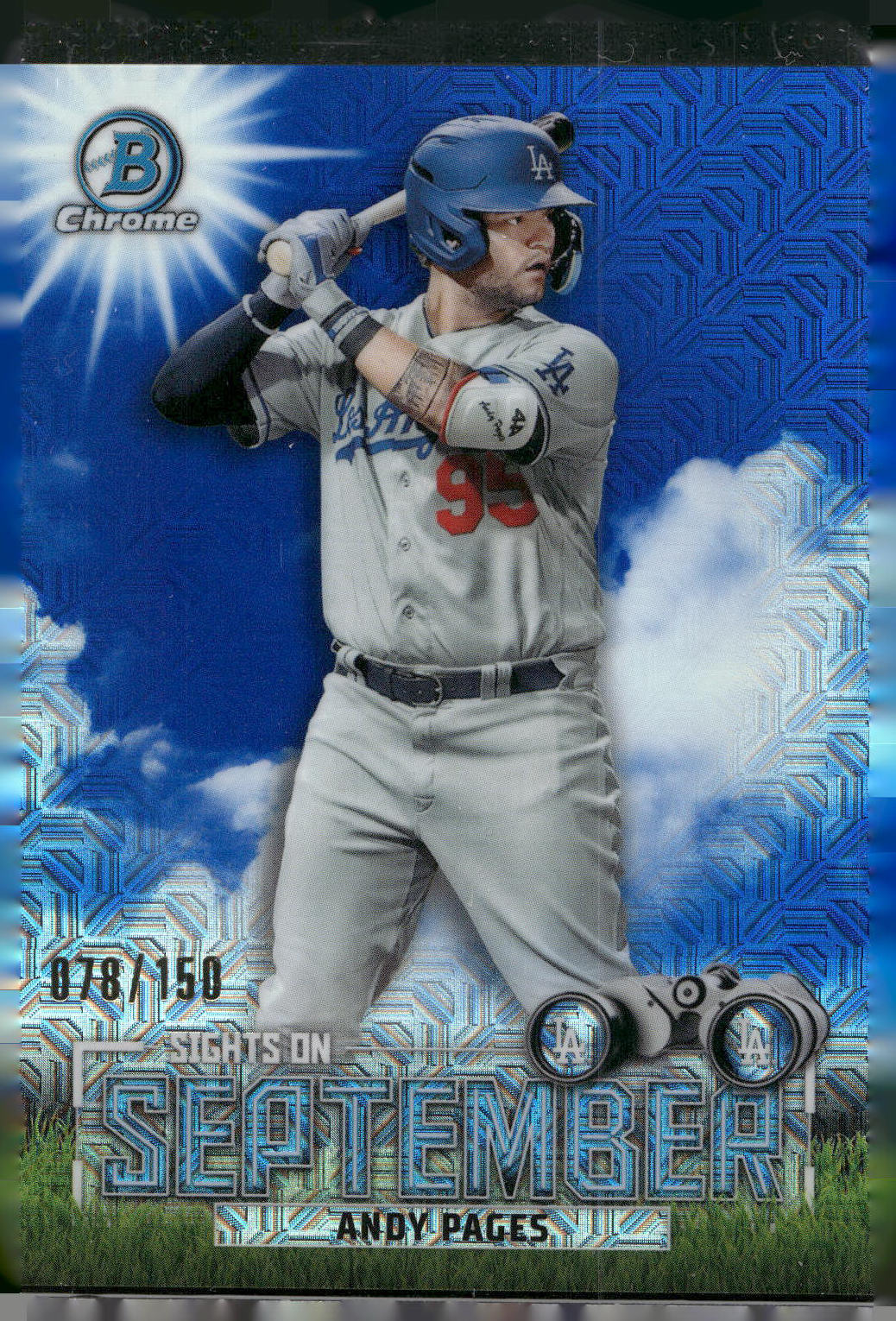 2023 Bowman #SOS-13 Robert Hassell III Sights on September Mojo Blue #/150