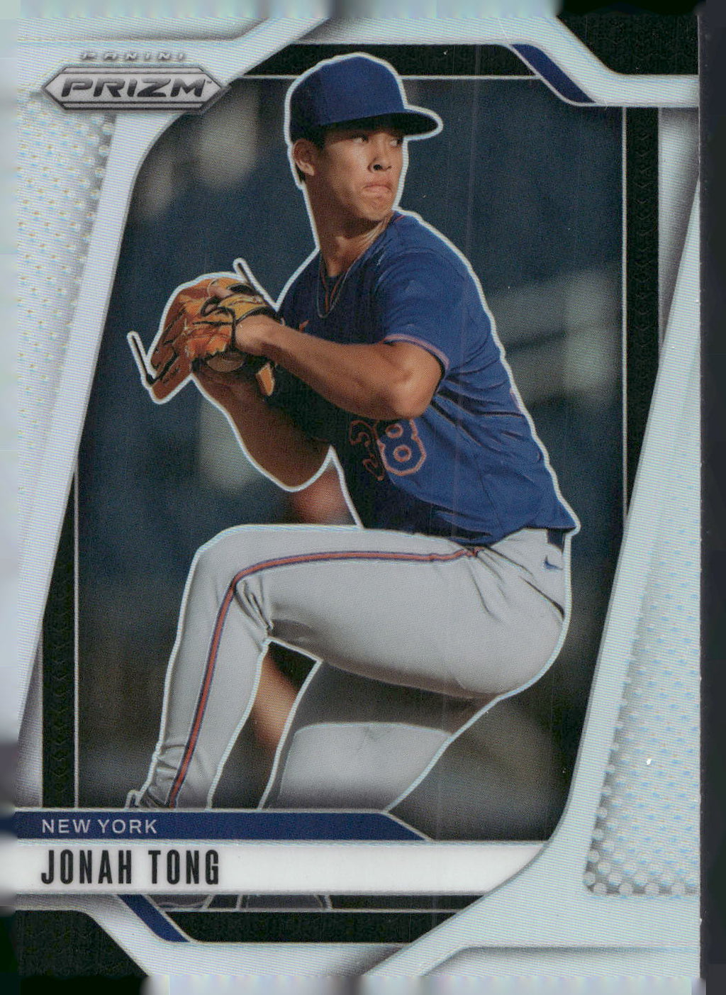 2025 Panini Prizm #284 Jonah Tong Silver Prizms