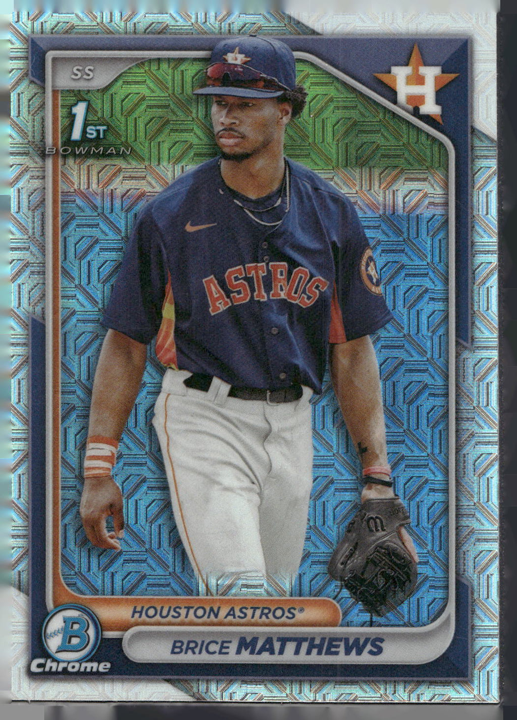 2024 Bowman #BCP-69 Brice Matthews Chrome Prospects Mojo Refractors