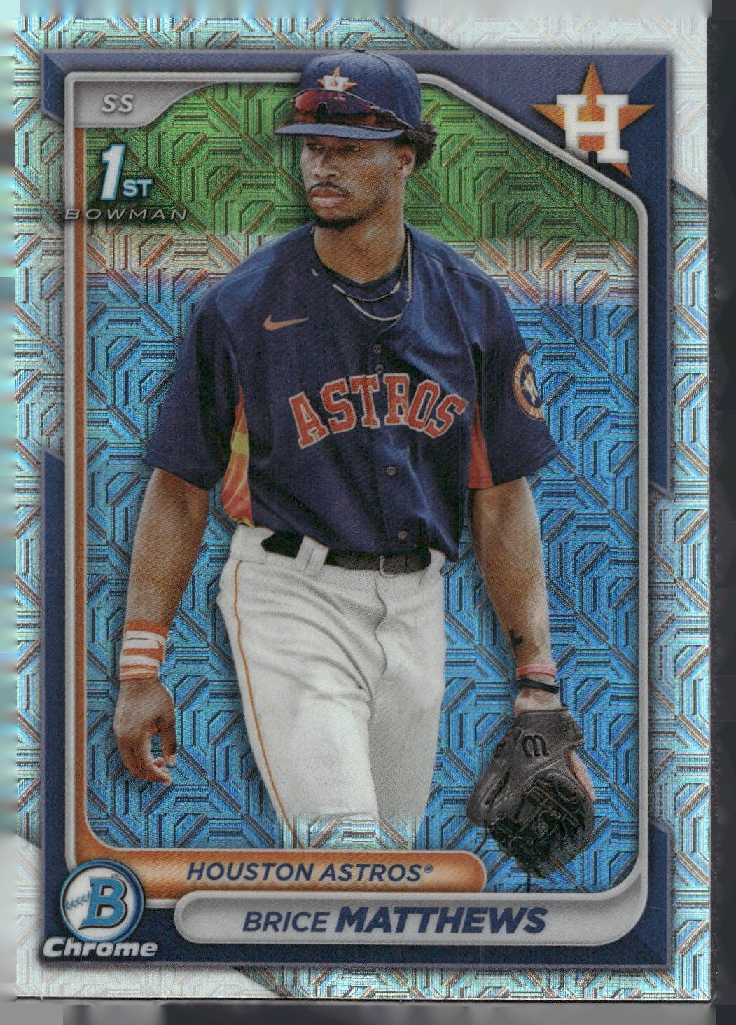 2024 Bowman #BCP-69 Brice Matthews Chrome Prospects Mojo Refractors